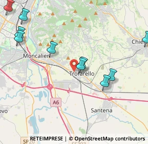 Mappa Via Principe Amedeo, 10028 Trofarello TO, Italia (7.26)