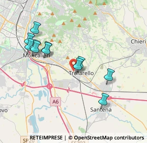 Mappa Via Principe Amedeo, 10028 Trofarello TO, Italia (3.81818)