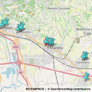 Mappa Via Principe Amedeo, 10028 Trofarello TO, Italia (2.78273)