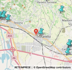 Mappa Via Principe Amedeo, 10028 Trofarello TO, Italia (3.66667)