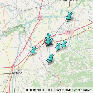 Mappa Stadio Comunale 'G.Parisi', 27058 Voghera PV, Italia (4.7325)