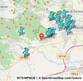 Mappa Via Rapida Ai Castelli, 10045 Piossasco TO, Italia (4.0785)