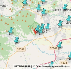 Mappa Via Rapida Ai Castelli, 10045 Piossasco TO, Italia (5.9315)