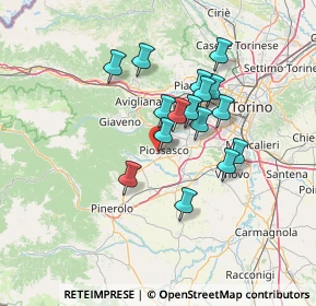 Mappa Via Rapida Ai Castelli, 10045 Piossasco TO, Italia (11.23875)