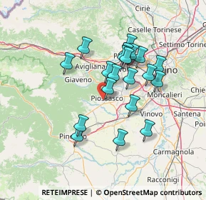 Mappa Via Rapida Ai Castelli, 10045 Piossasco TO, Italia (12.053)