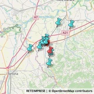 Mappa Via Sicilia, 27058 Voghera PV, Italia (4.09462)