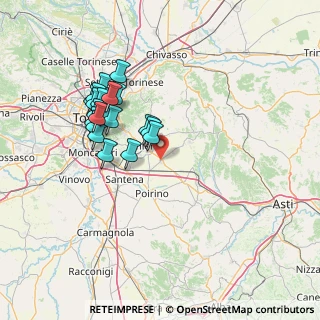 Mappa Via Vittorio Veneto, 10020 Riva presso Chieri TO, Italia (13.6355)