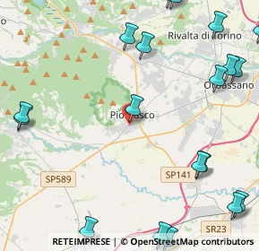 Mappa Via del Pellerino, 10045 Piossasco TO, Italia (6.569)