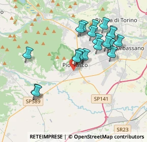 Mappa Via del Pellerino, 10045 Piossasco TO, Italia (3.5765)