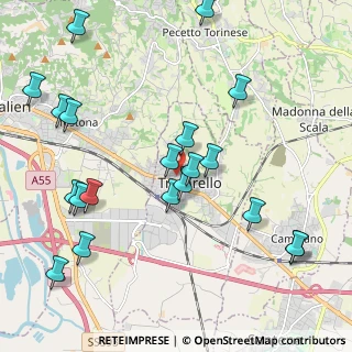 Mappa Viale della Resistenza, 10028 Trofarello TO, Italia (2.4165)