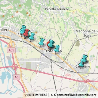 Mappa Viale della Resistenza, 10028 Trofarello TO, Italia (1.98438)