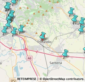 Mappa Viale della Resistenza, 10028 Trofarello TO, Italia (6.762)
