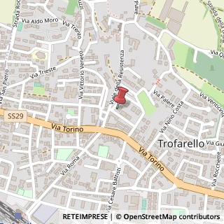 Mappa Via San Giovanni Bosco, 7, 10028 Trofarello, Torino (Piemonte)
