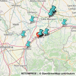 Mappa Via Calabria, 27058 Voghera PV, Italia (15.4005)