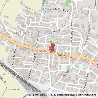 Mappa Via Torino, 28, 10028 Trofarello, Torino (Piemonte)