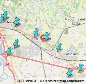 Mappa Via Pietro Nenni, 10028 Trofarello TO, Italia (2.99071)