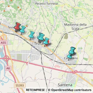 Mappa Via Martin Luther King, 10028 Trofarello TO, Italia (1.98538)