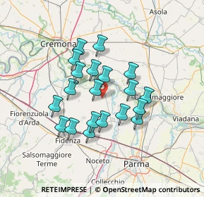 Mappa Strada Canaletto, 43010 Roccabianca PR, Italia (11.3035)