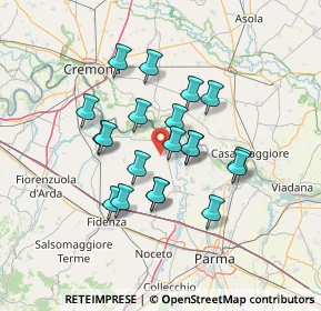 Mappa Strada Canaletto, 43010 Roccabianca PR, Italia (11.297)