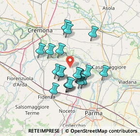 Mappa Strada Canaletto, 43010 Roccabianca PR, Italia (10.7605)