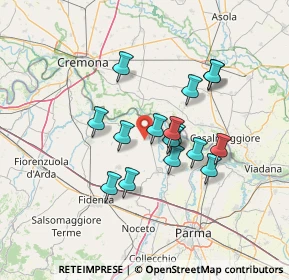 Mappa Strada Canaletto, 43010 Roccabianca PR, Italia (11.29438)