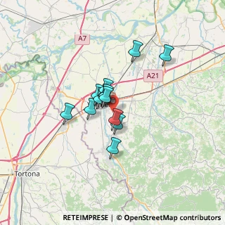 Mappa Strada Castellina, 27058 Voghera PV, Italia (4.38077)