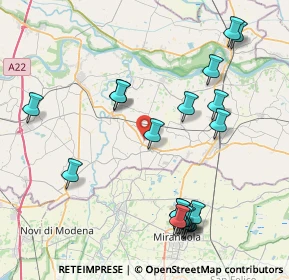 Mappa 46020 Quistello MN, Italia (9.3705)