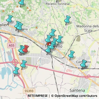 Mappa Piazza Generale Sussio, 10028 Trofarello TO, Italia (2.4055)