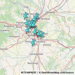 Mappa Via Giuseppe Garibaldi, 10028 Trofarello TO, Italia (10.22643)