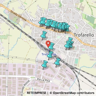 Mappa Via Giuseppe Garibaldi, 10028 Trofarello TO, Italia (0.417)