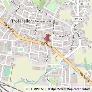 Mappa Via Torino, 143, 10028 Trofarello, Torino (Piemonte)