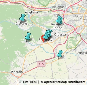 Mappa Via XXV Aprile, 10045 Piossasco TO, Italia (5.27083)