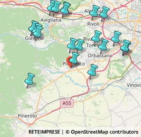 Mappa Via XXV Aprile, 10045 Piossasco TO, Italia (9.259)