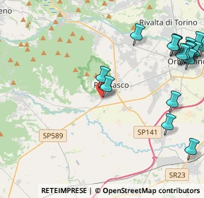 Mappa Via XXV Aprile, 10045 Piossasco TO, Italia (6.1075)