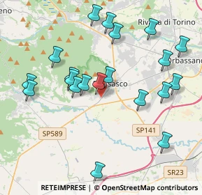 Mappa Via XXV Aprile, 10045 Piossasco TO, Italia (4.2295)