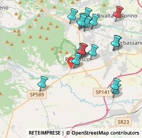 Mappa Via XXV Aprile, 10045 Piossasco TO, Italia (4.00833)