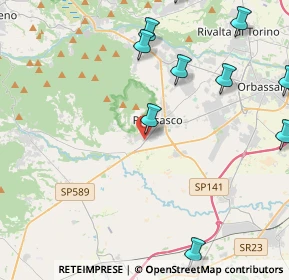 Mappa Via XXV Aprile, 10045 Piossasco TO, Italia (5.84091)
