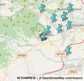 Mappa Via XXV Aprile, 10045 Piossasco TO, Italia (3.81455)