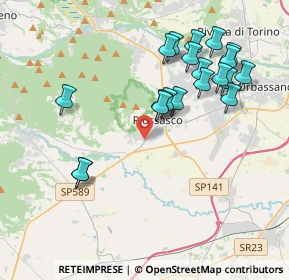 Mappa Via XXV Aprile, 10045 Piossasco TO, Italia (4.051)