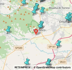 Mappa Via XXV Aprile, 10045 Piossasco TO, Italia (6.0555)