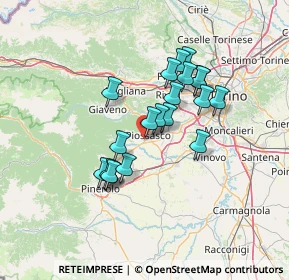 Mappa Via XXV Aprile, 10045 Piossasco TO, Italia (11.17)