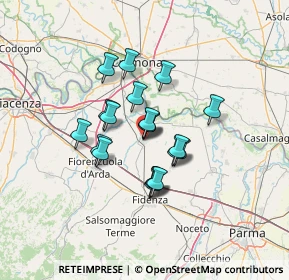 Mappa Via Ottorino Respighi, 43011 Busseto PR, Italia (9.734)