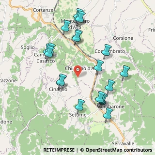 Mappa Via San Sebastiano, 14025 Chiusano d'Asti AT (2.086)