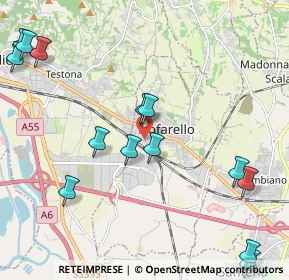 Mappa Via Palmiro Togliatti, 10028 Trofarello TO, Italia (2.84125)