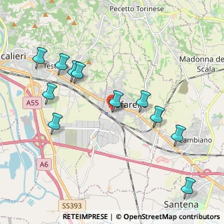 Mappa Via Palmiro Togliatti, 10028 Trofarello TO, Italia (2.24273)
