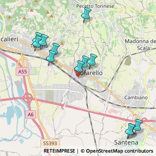 Mappa Via Palmiro Togliatti, 10028 Trofarello TO, Italia (2.45083)