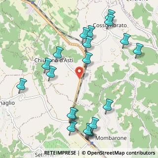Mappa Strada Comunale Nazionale, 14025 Chiusano d'Asti AT, Italia (1.276)