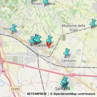 Mappa Via Valtorta, 10028 Trofarello TO, Italia (2.61533)