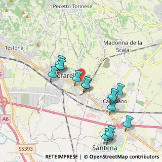 Mappa Via Valtorta, 10028 Trofarello TO, Italia (2.02067)