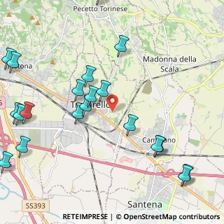 Mappa Via Valtorta, 10028 Trofarello TO, Italia (2.7825)